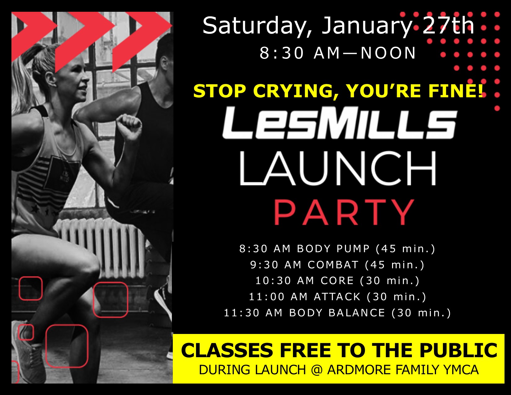 Les mills free 2025 content